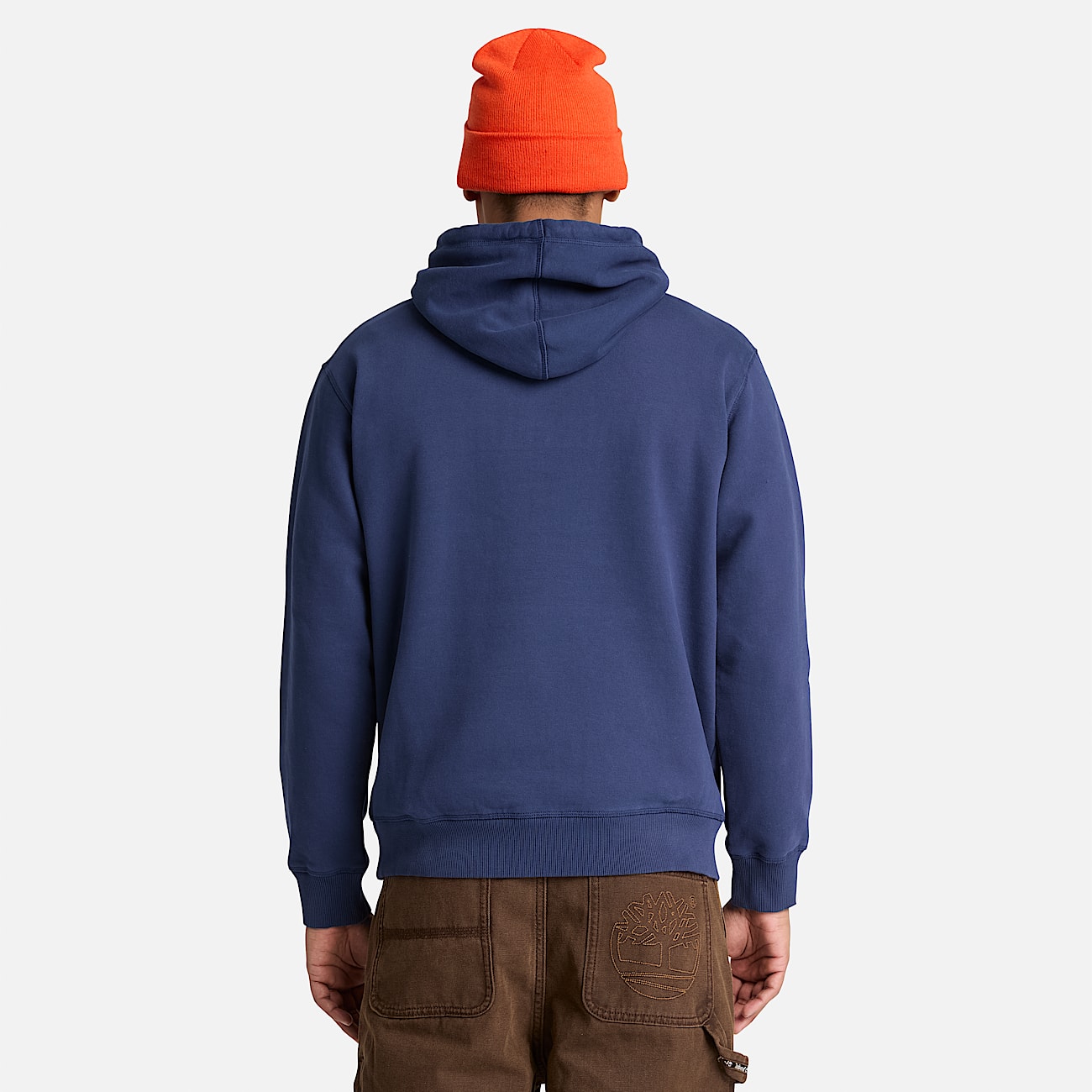 Established 1973 Embroidered Logo Hoodie for Men in Dark Blue TBL Blue ALT8