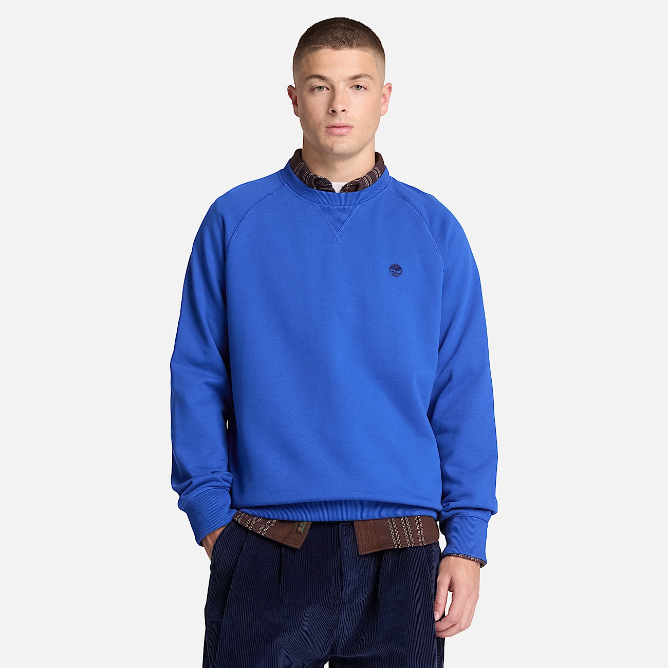 Exeter River Crew Sweatshirt for Men in Blue TBL Blue ALT1