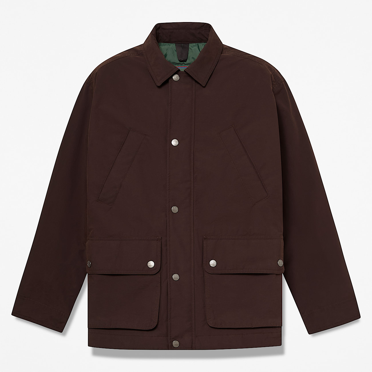 Wenham Insulated Field Coat for Men in Dark Brown TBL Brown HERO