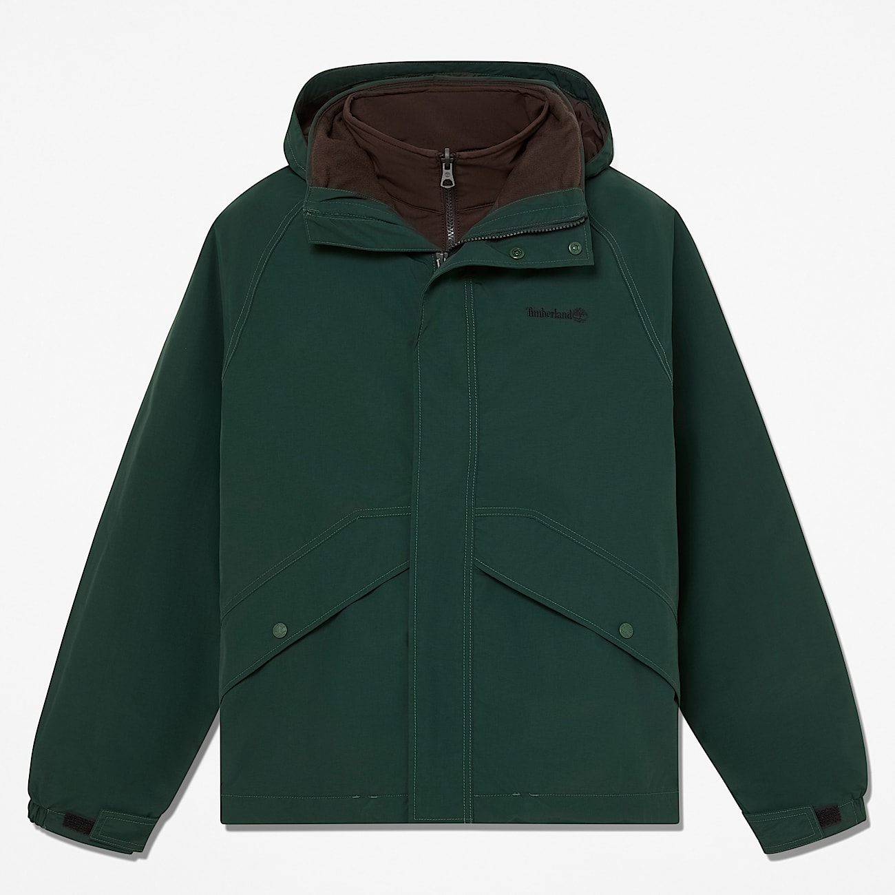 Wasserdichte 3in1Jacke fr Herren in Dunkelgrn TBL Grn HERO