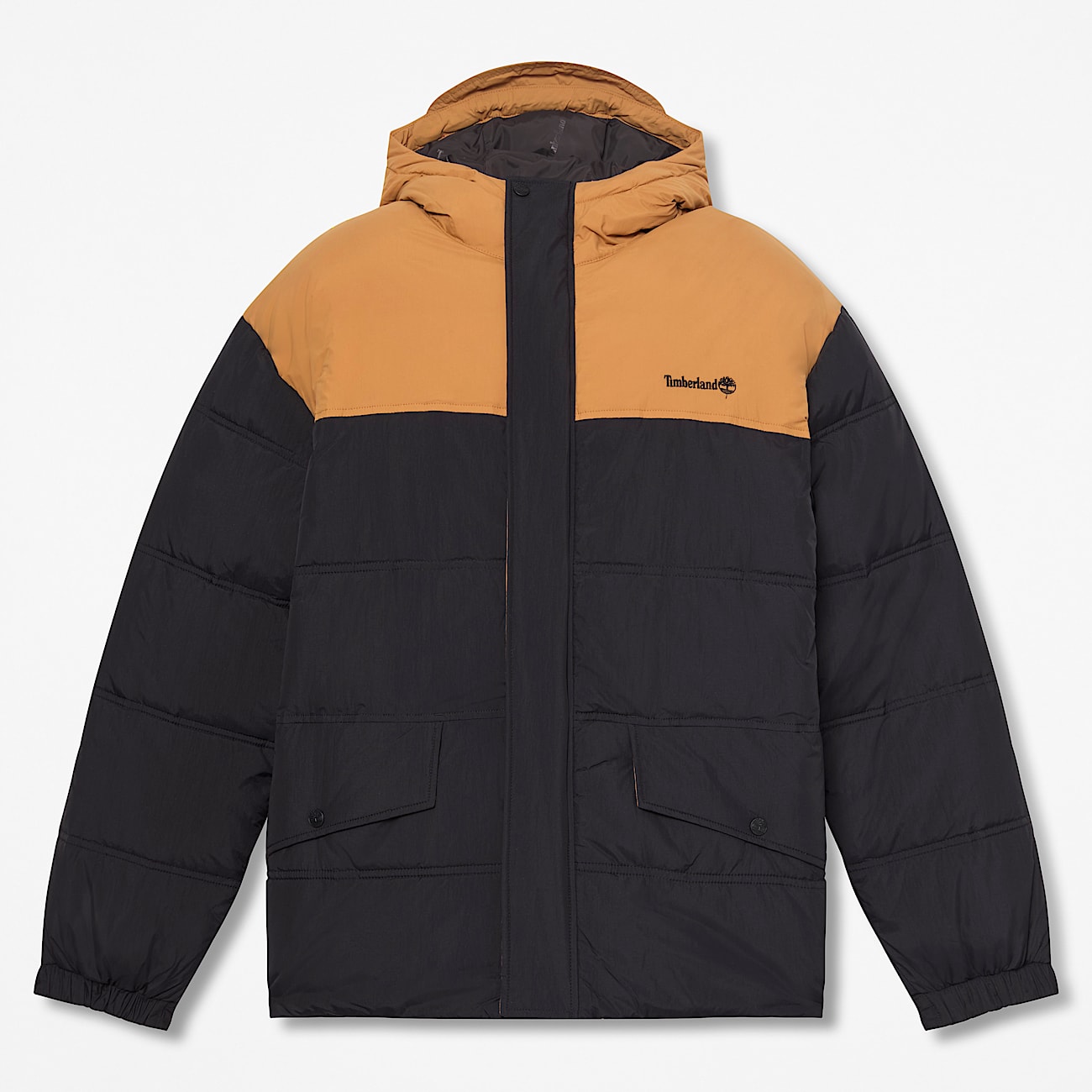 Chaqueta acolchada impermeable para hombre en Negroamarillo TBL negro HERO