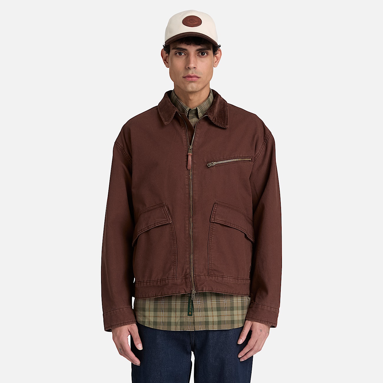 Strafford CanvasJacke fr Herren in Dunkelbraun TBL Braun ALT1