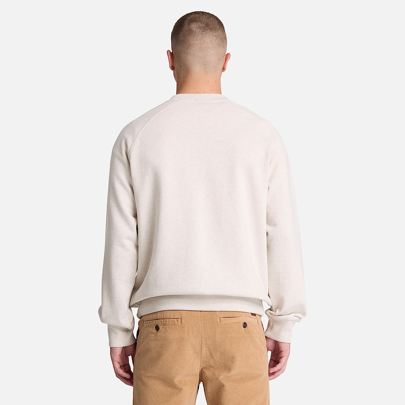Exeter River Crew Sweatshirt for Men in Light Beige TBL Beige ALT8