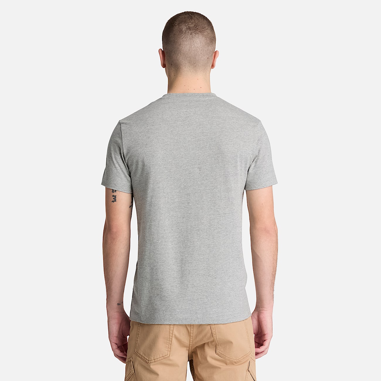 Dunstan River Slim ShortSleeve TShirt for Men in Grey TBL Grey ALT8