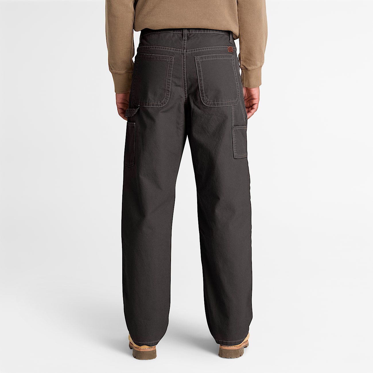 Rindge Canvas Carpenter Trouser for Men in Black TBL Black ALT8