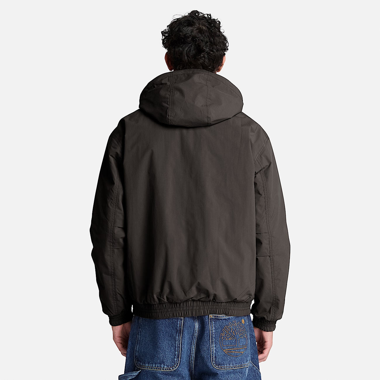 Waterproof Insulated Bomber for Men in Black TBL Black ALT8