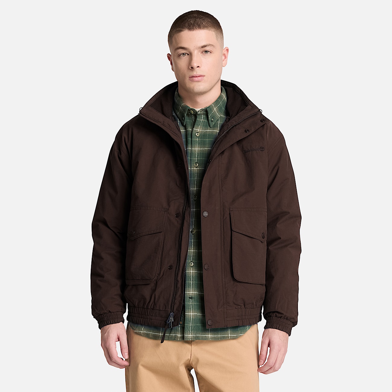 3in1 600Fill Down Bomber for Men in Dark Brown TBL Brown ALT1