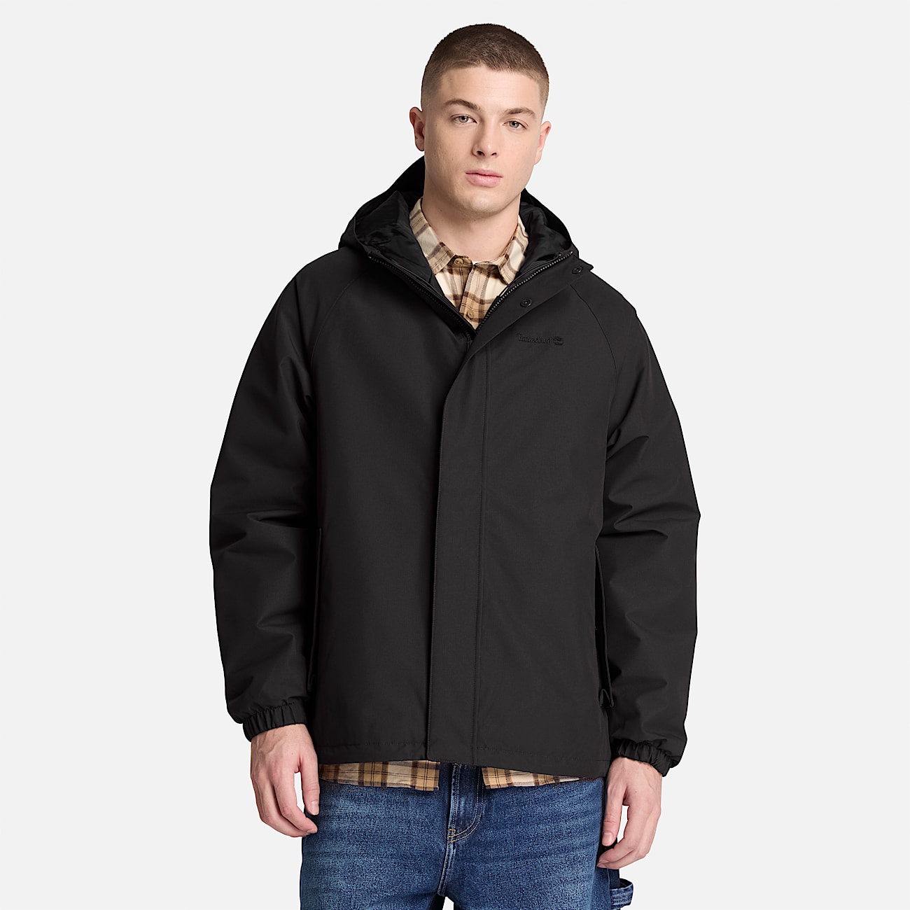 Waterproof Insulated Jacket for Men in Black