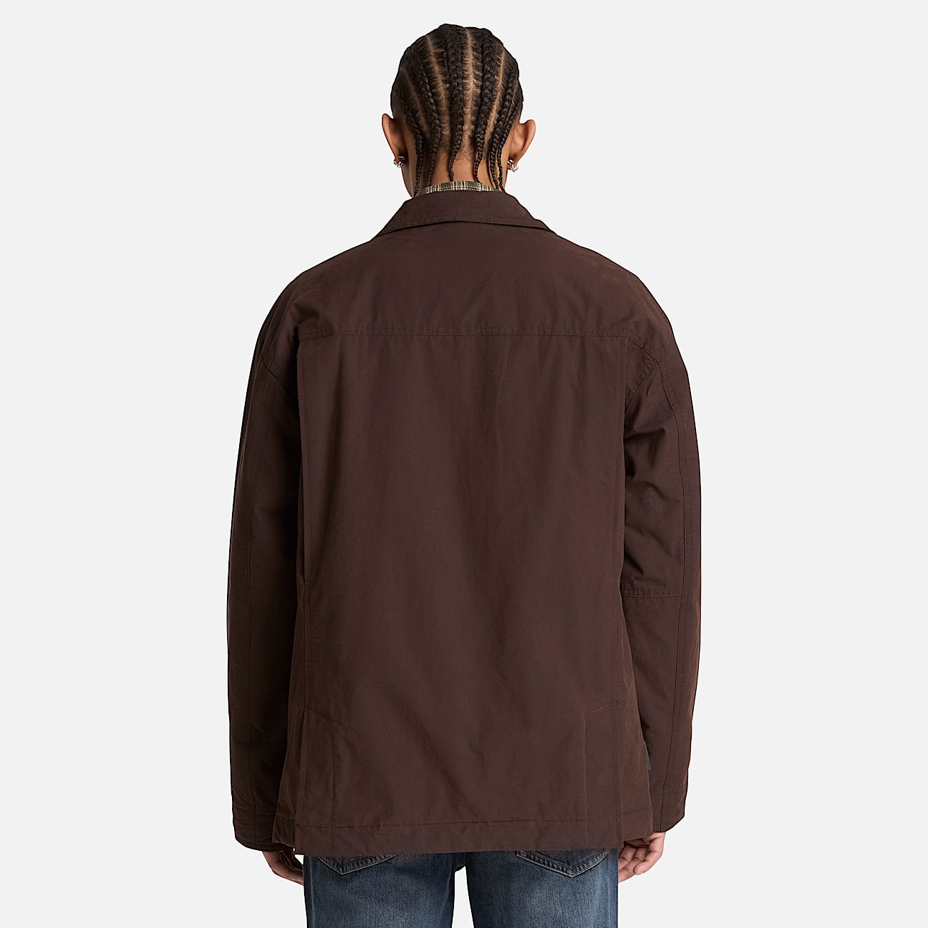 Wenham Insulated Field Coat for Men in Dark Brown TBL Brown ALT8