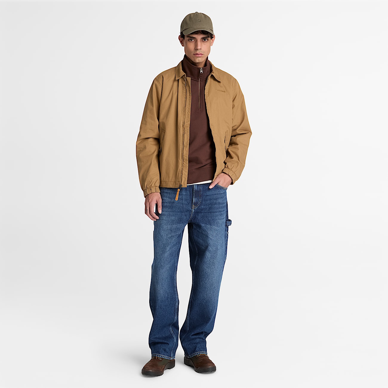 Bomber en coton Stratham pour homme en marron TBL marron ALT2