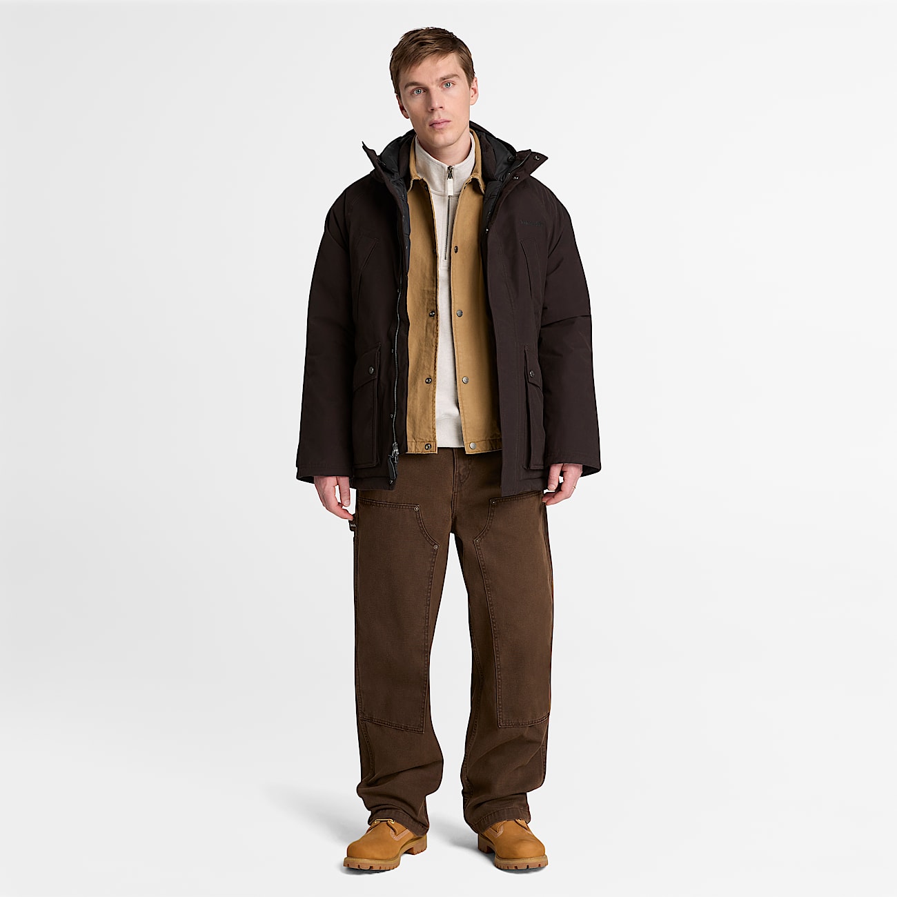 Coach Jacket for Men in Brown TBL Brown ALT2
