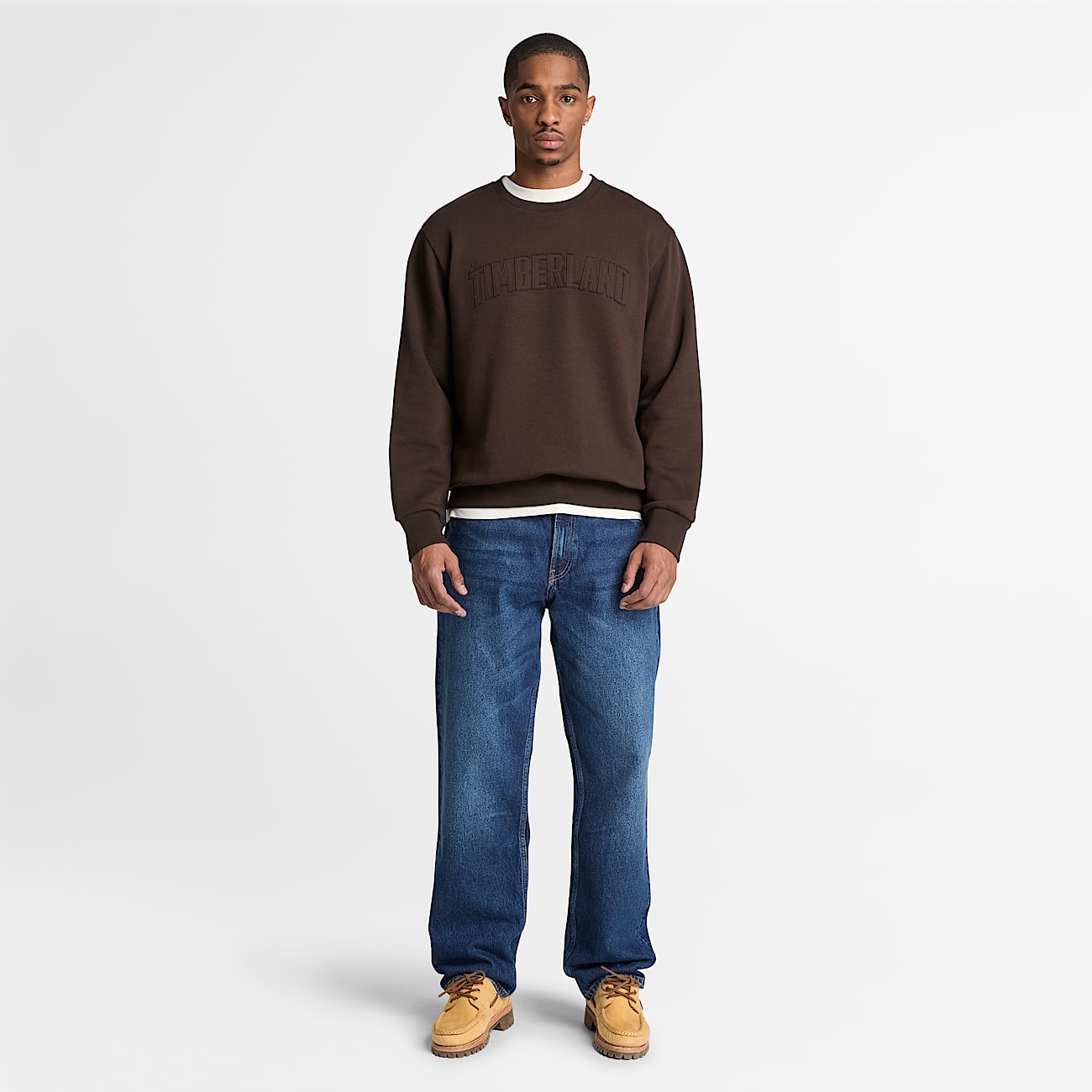 Relaxed Denim Trouser for Men in Dark Blue TBL Blue ALT2