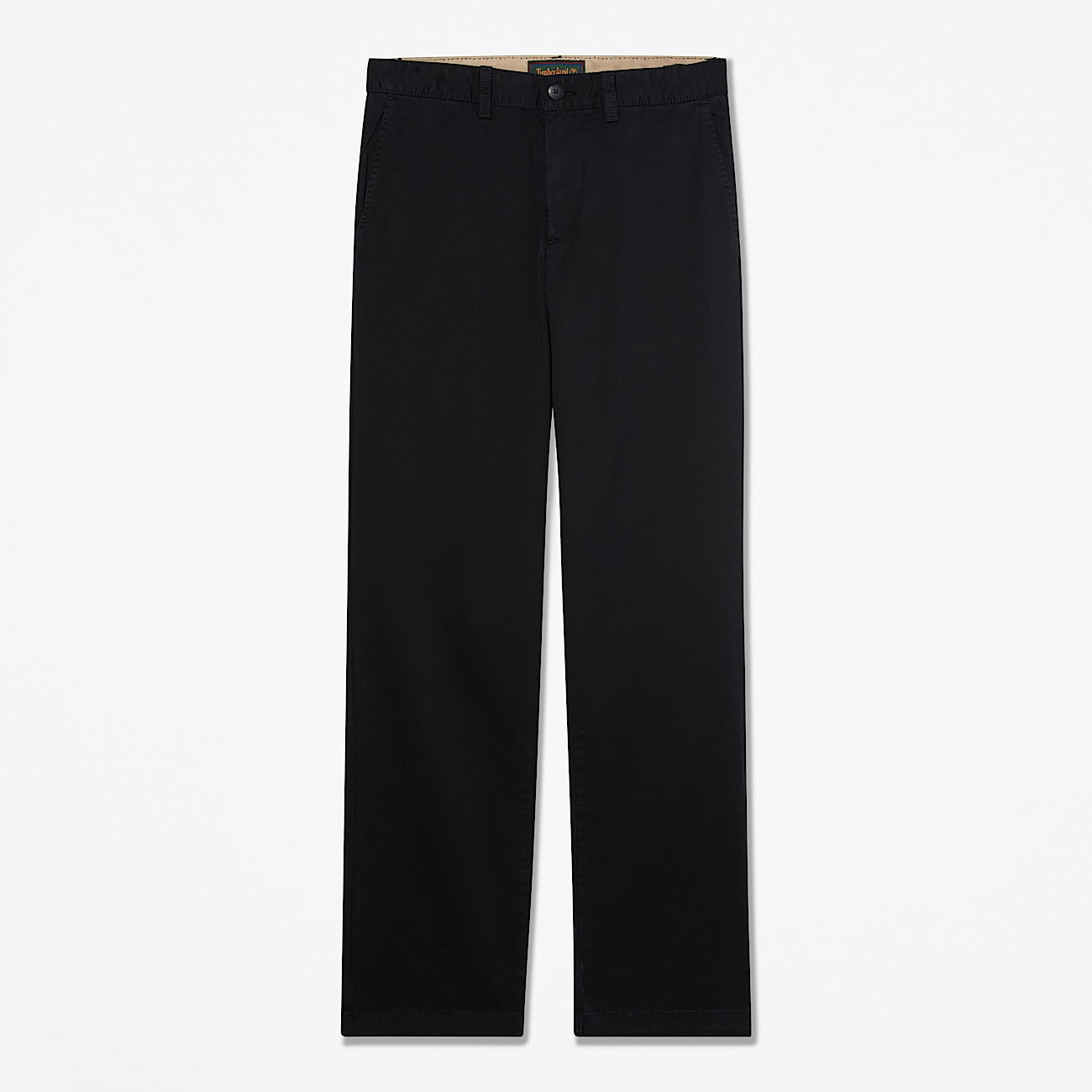 Pantalon chino droit en serg Claremont pour homme en noir TBL noir HERO
