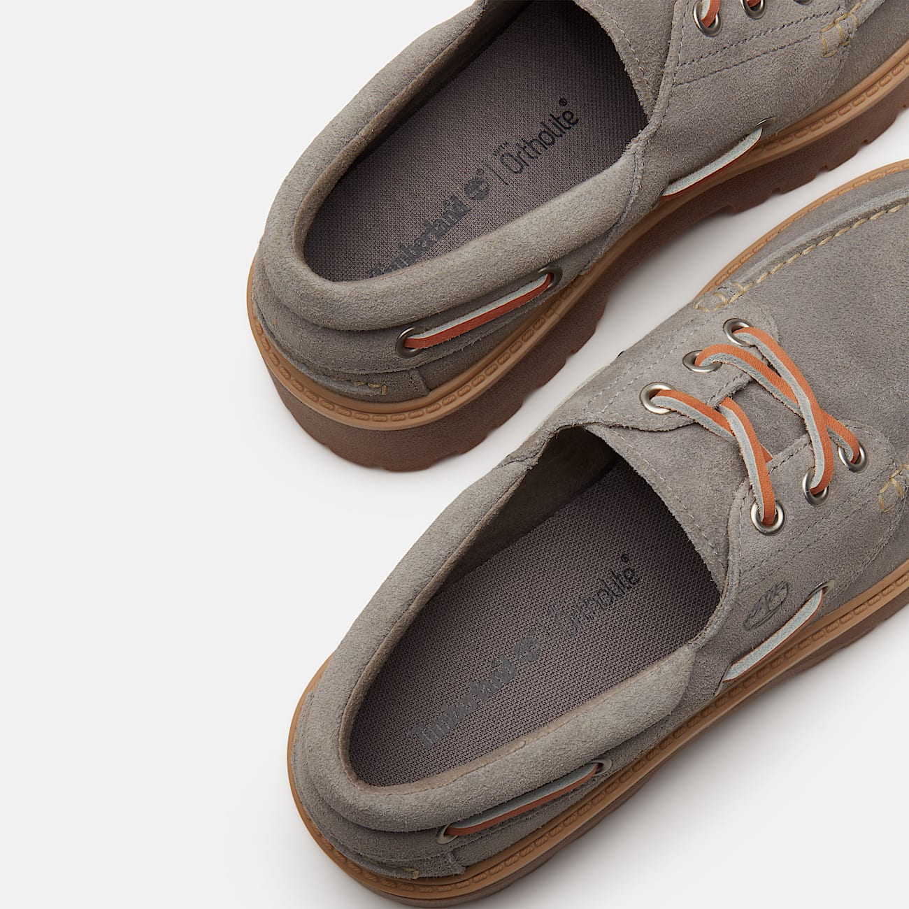 Stone Street Platform Boat Shoe for Women in Grey TBL Grey ALT8