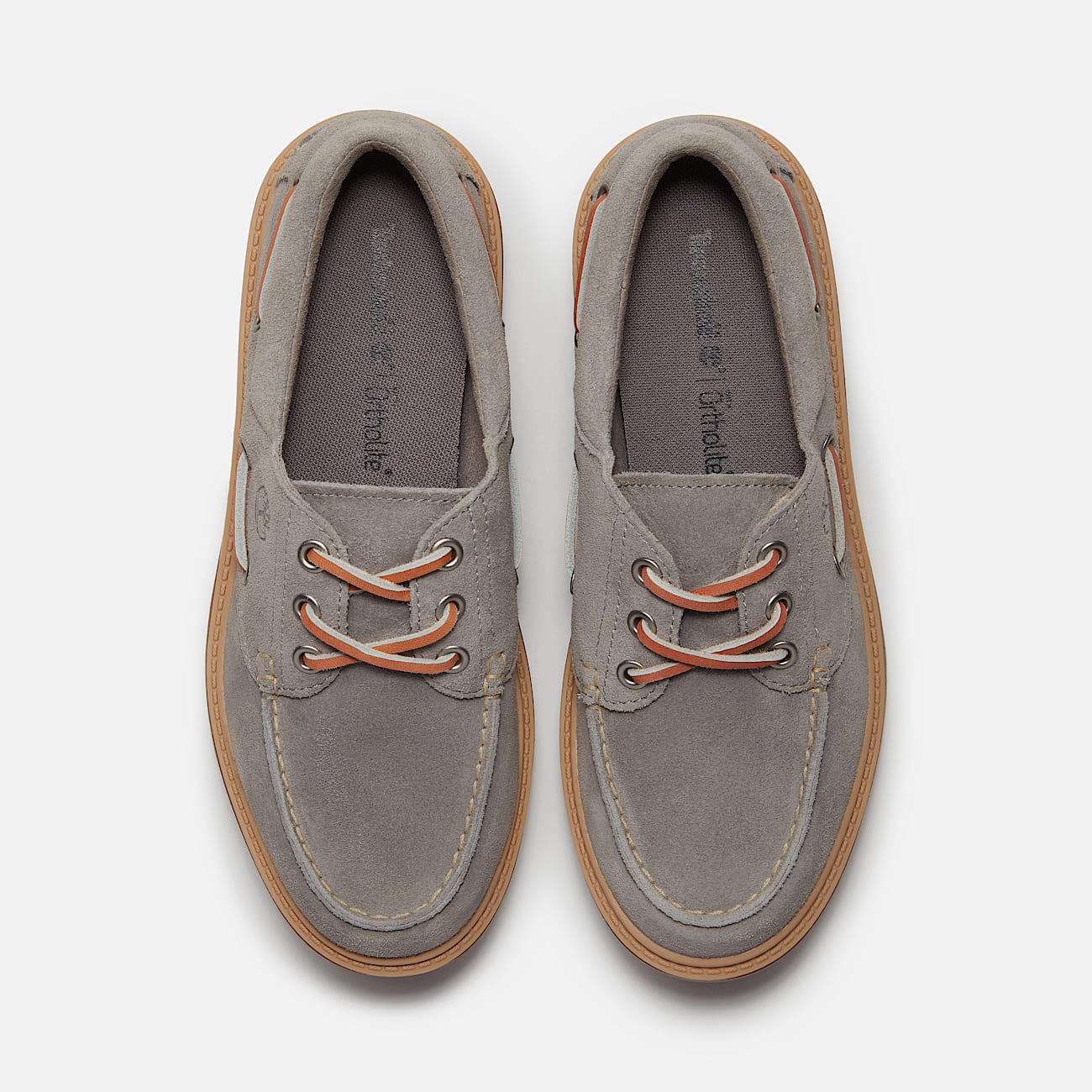 Stone Street Platform Boat Shoe for Women in Grey TBL Grey ALT2