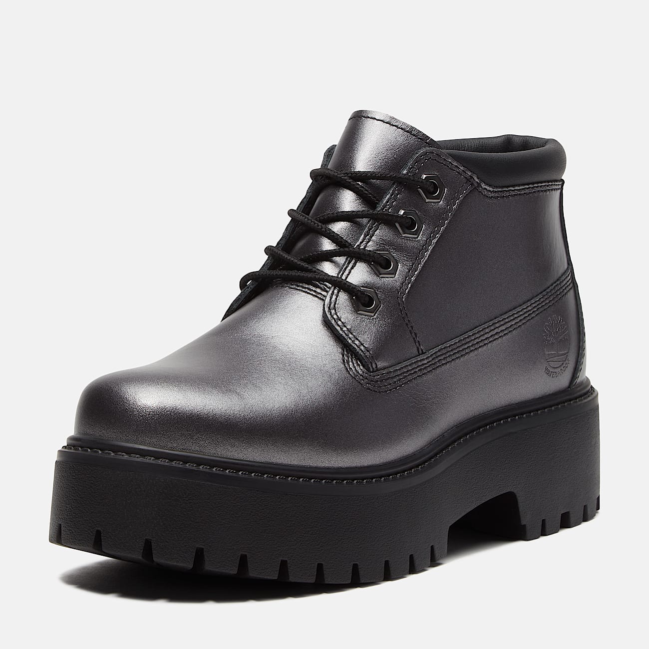 Stone Street Platform Mid Waterproof Boot for Women in Grey TBL Grey ALT9
