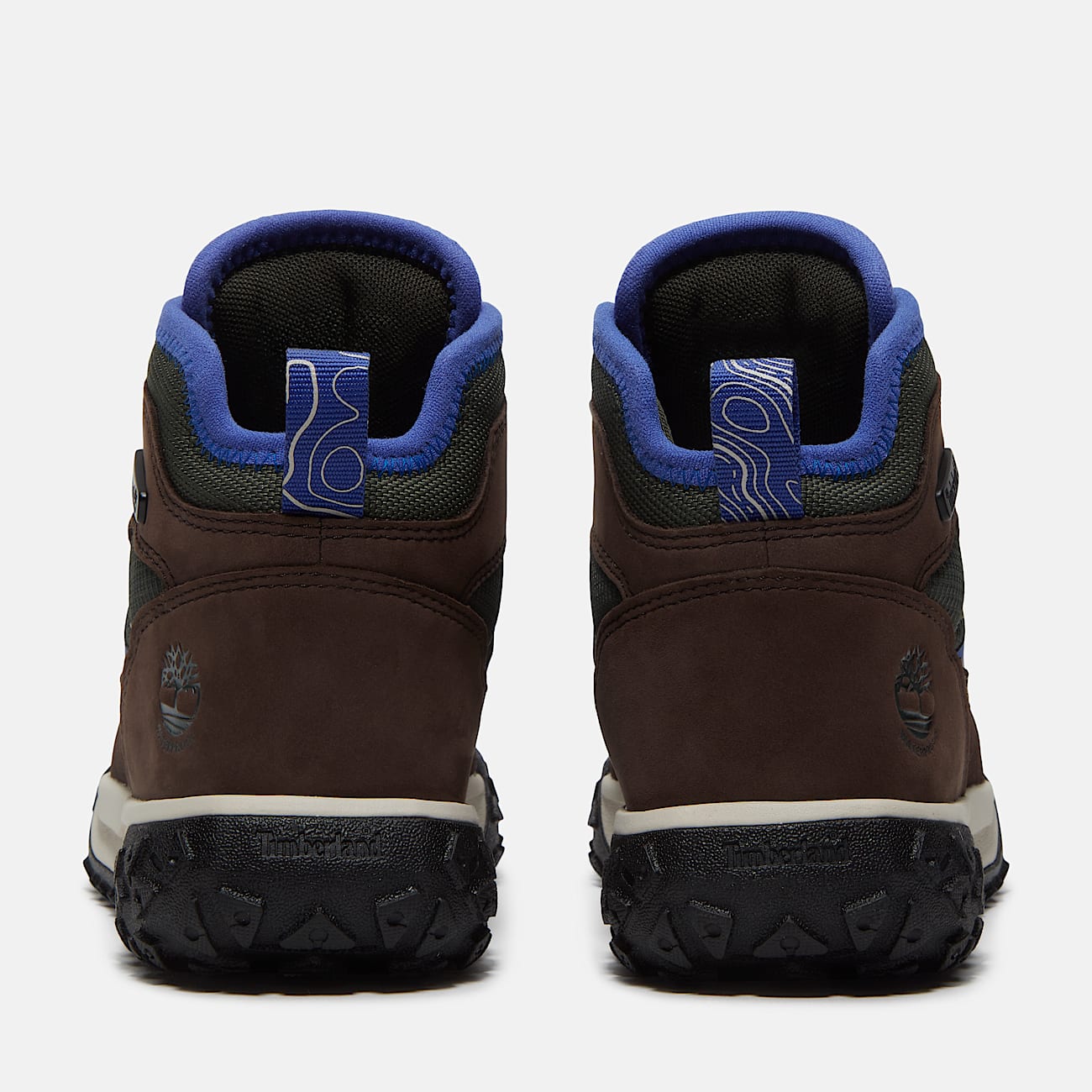 Halbhoher wasserfester GreenStride Motion 6 Bungee Sneaker fr Jugendliche in DunkelbraunDunkelgrn TBL Braun ALT5
