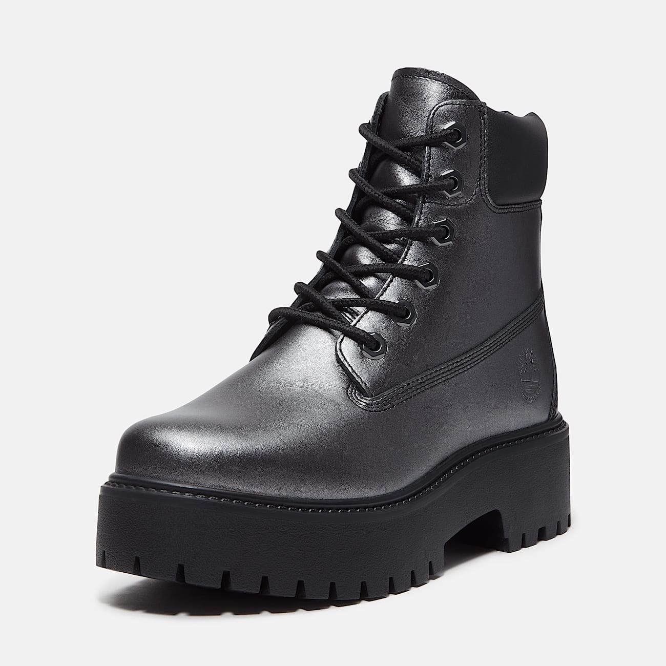 Stone Street Platform 6Inch Waterproof Boot for Women in Grey TBL Grey ALT9