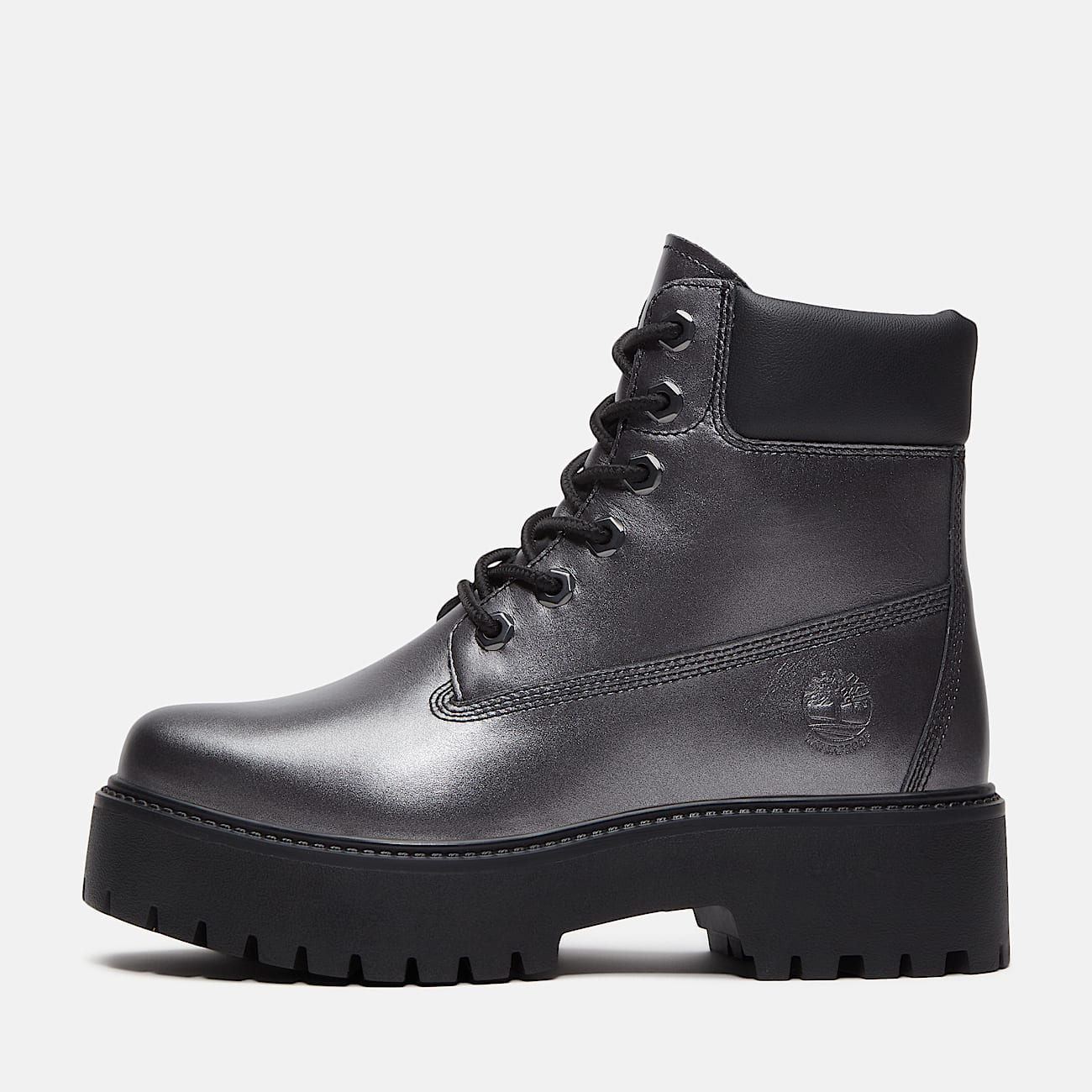 Stone Street Platform 6Inch Waterproof Boot for Women in Grey TBL Grey ALT8