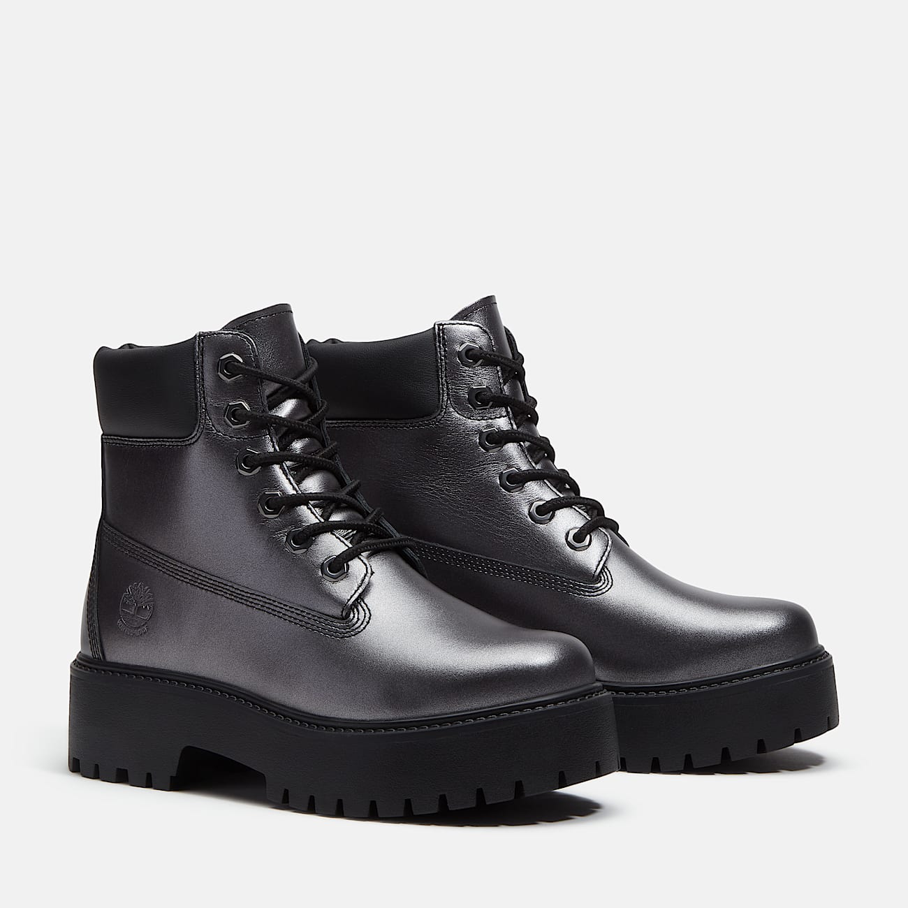 Stone Street Platform 6Inch Waterproof Boot for Women in Grey TBL Grey ALT4