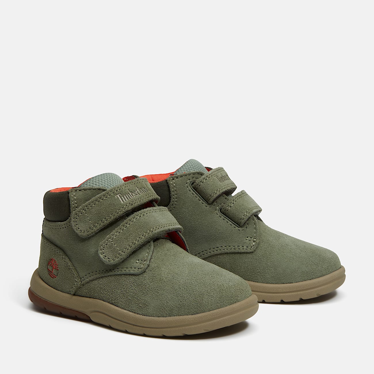 Bota de media caa con cierre de velcro Toddle Tracks para nios de 20 a 30 en verde claro TBL verde ALT4