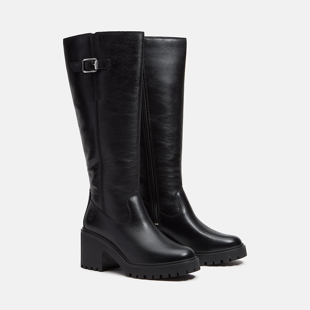 Botas con cremallera Stone Heights Tall Side para mujer en negro TBL negro ALT4