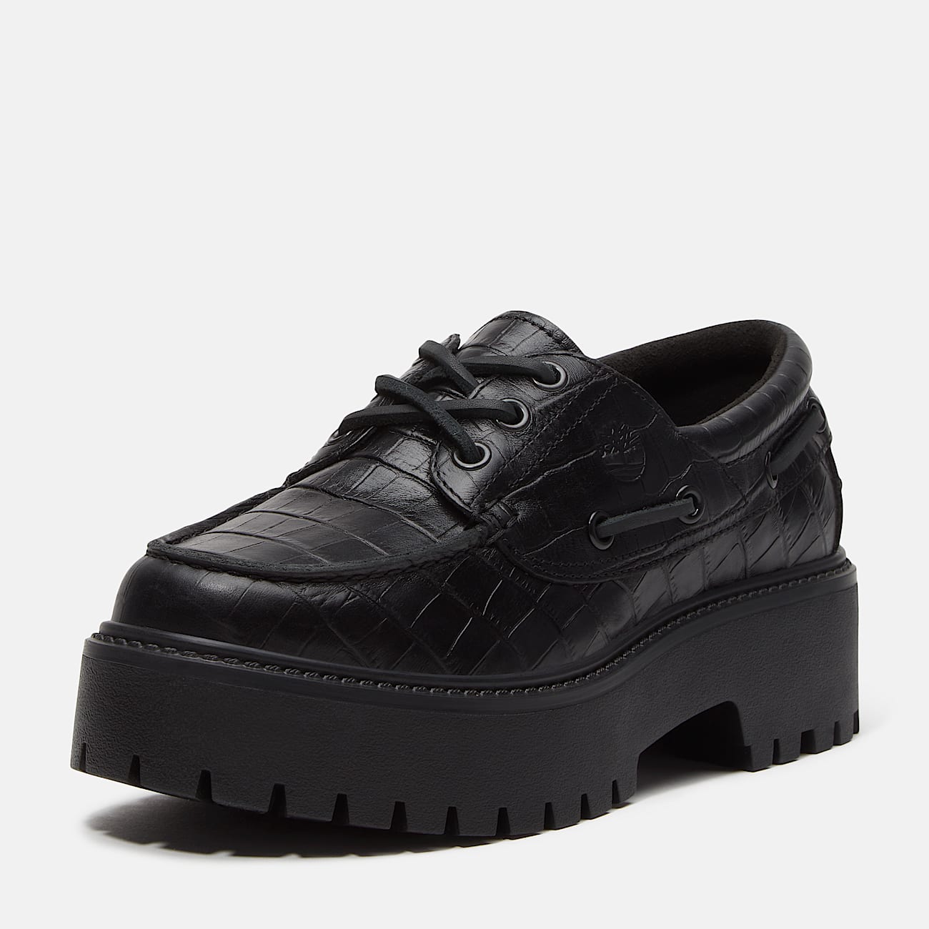 Stone Street Bootsschuh mit Plateausohle fr Damen in Schwarz TBL Schwarz ALT9