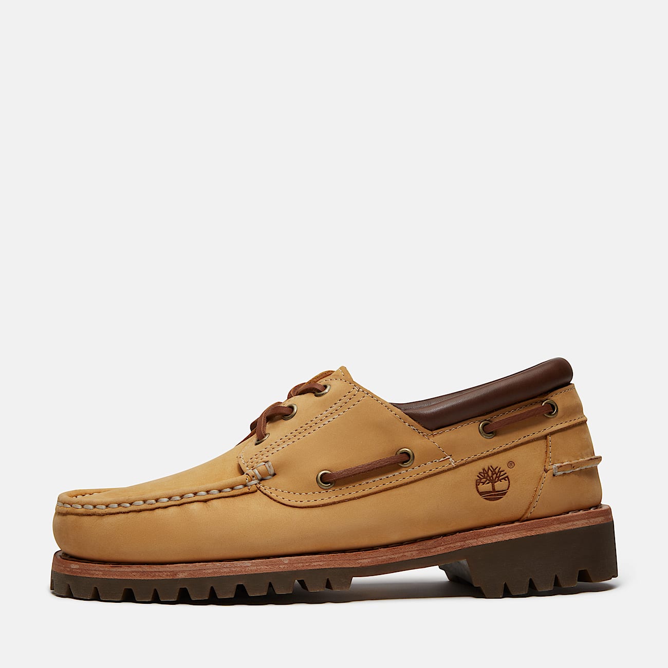 Timberland Authentic 3Eye Boat Shoe for Men in Yellow TBL Yellow ALT9