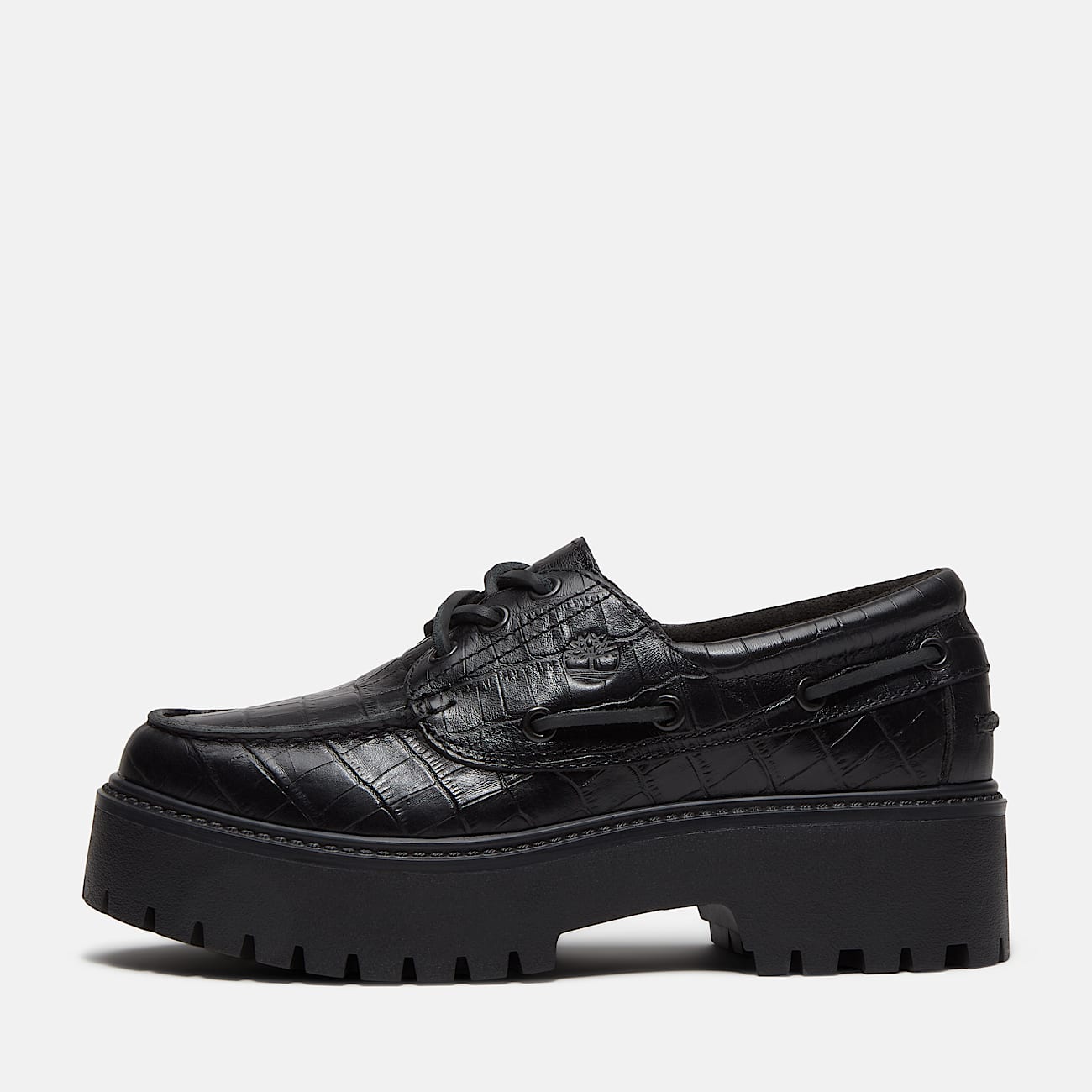 Stone Street Bootsschuh mit Plateausohle fr Damen in Schwarz TBL Schwarz ALT8