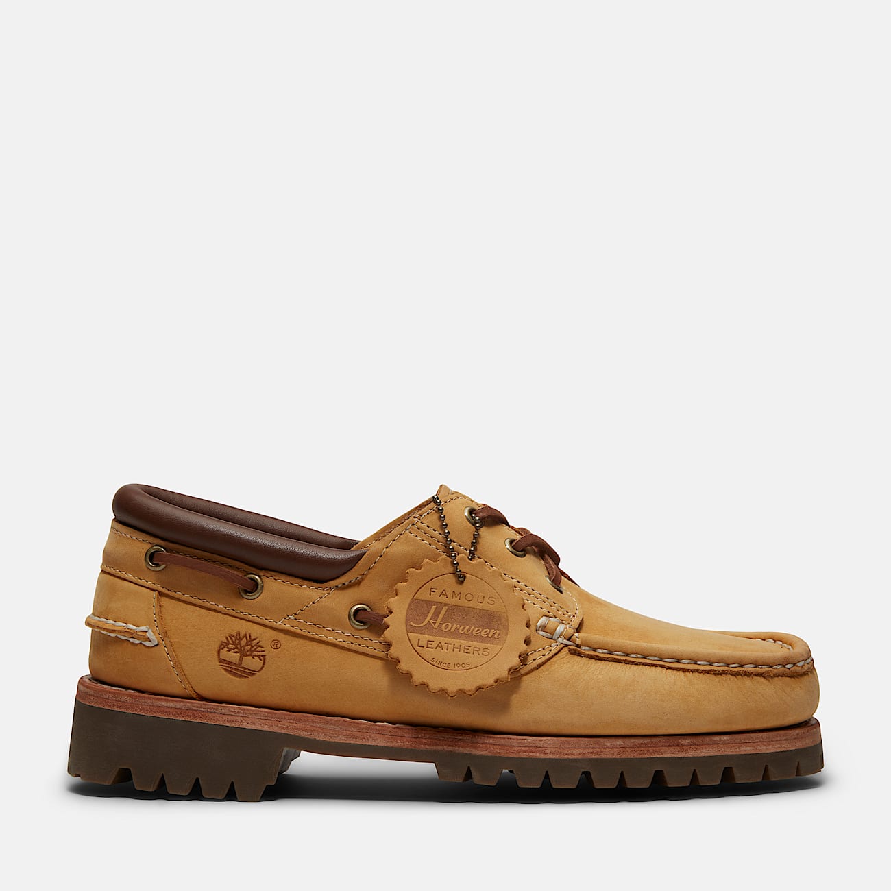 Timberland Authentic 3Eye Boat Shoe for Men in Yellow TBL Yellow HERO