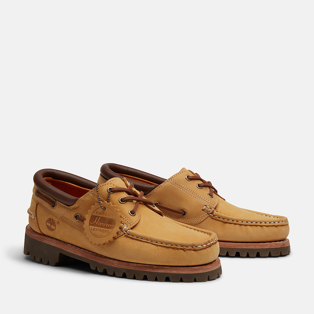 Timberland Authentic 3Eye Boat Shoe for Men in Yellow TBL Yellow ALT4