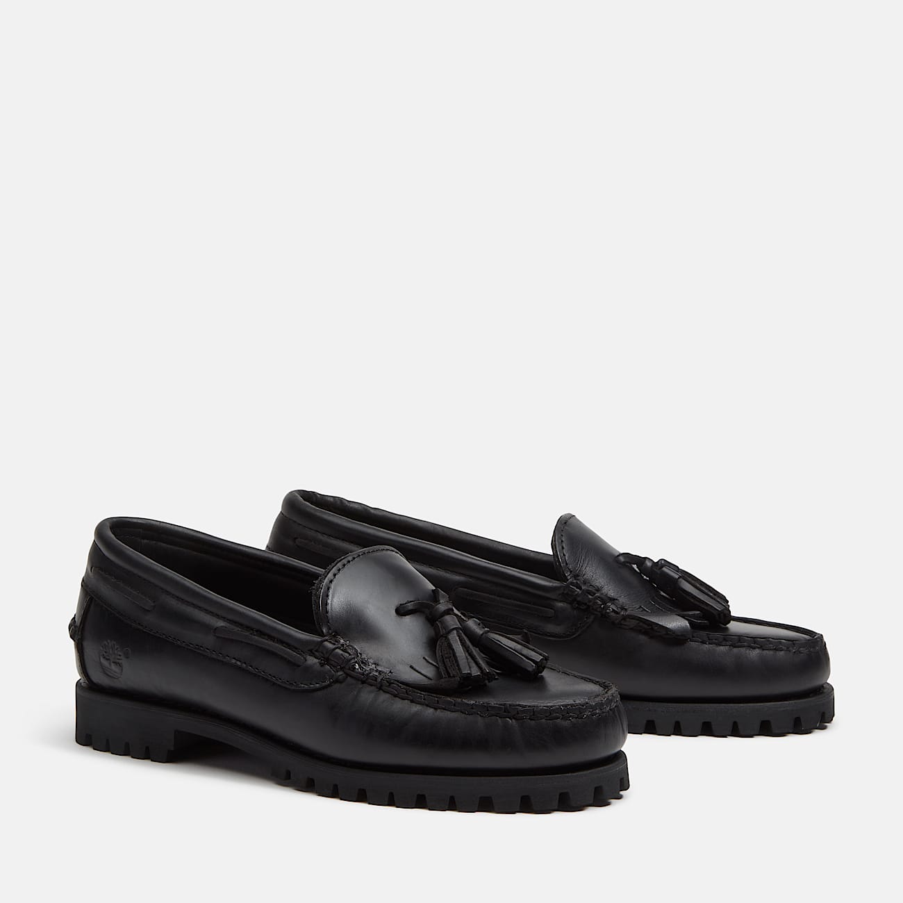 Timberland Authentic Kiltie Loafer for Women in Black TBL Black ALT4
