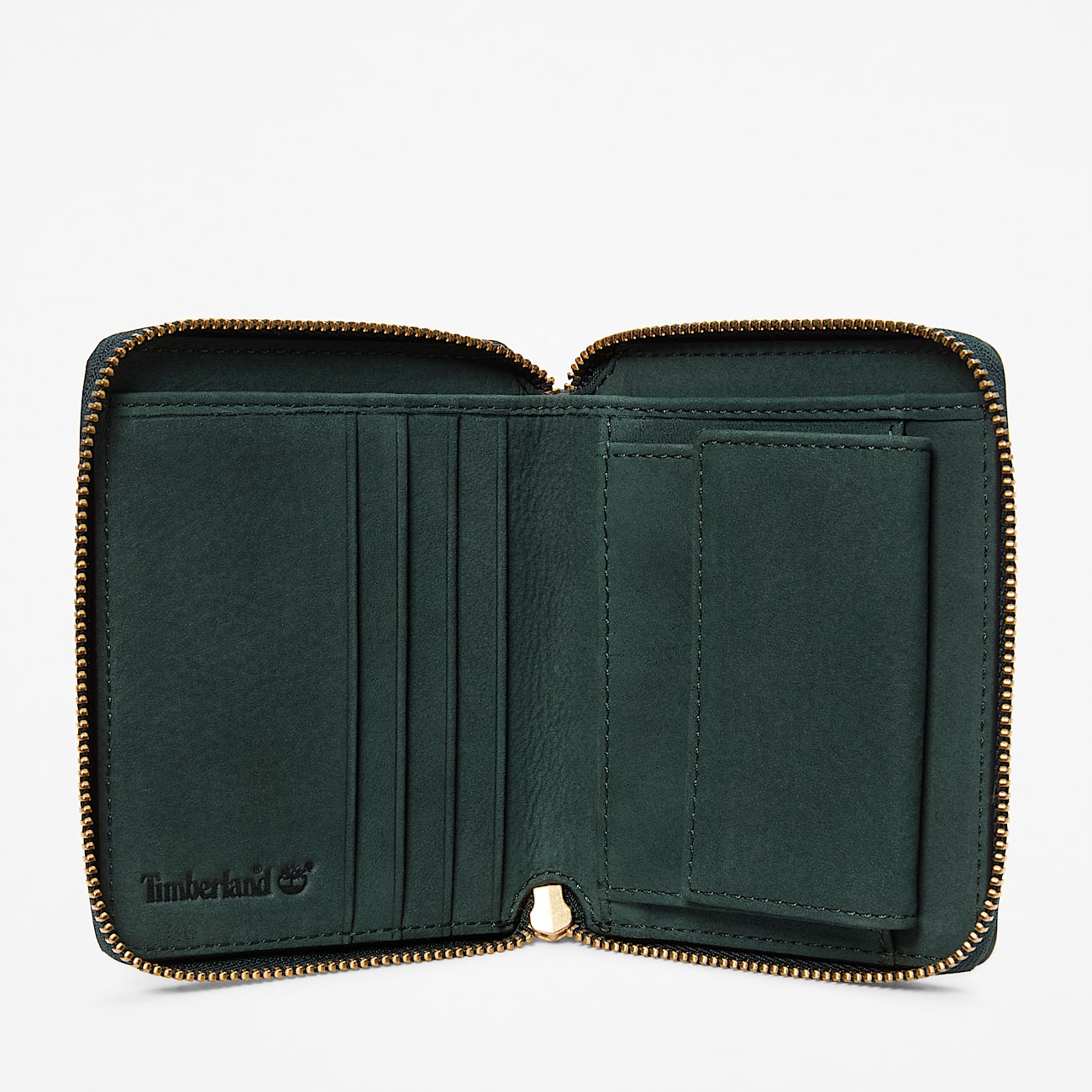 Portefeuille zipp avec portemonnaie Tuckerman en vert fonc TBL Verte ALT1