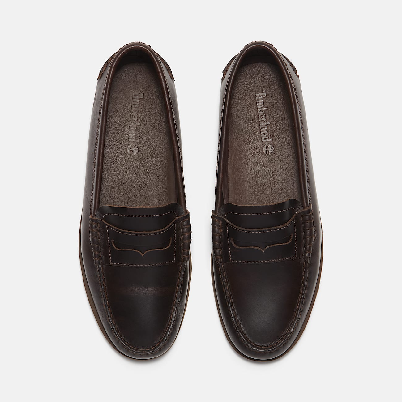 Mocassin bateau classique Timberland pour homme en marron fonc TBL marron ALT2