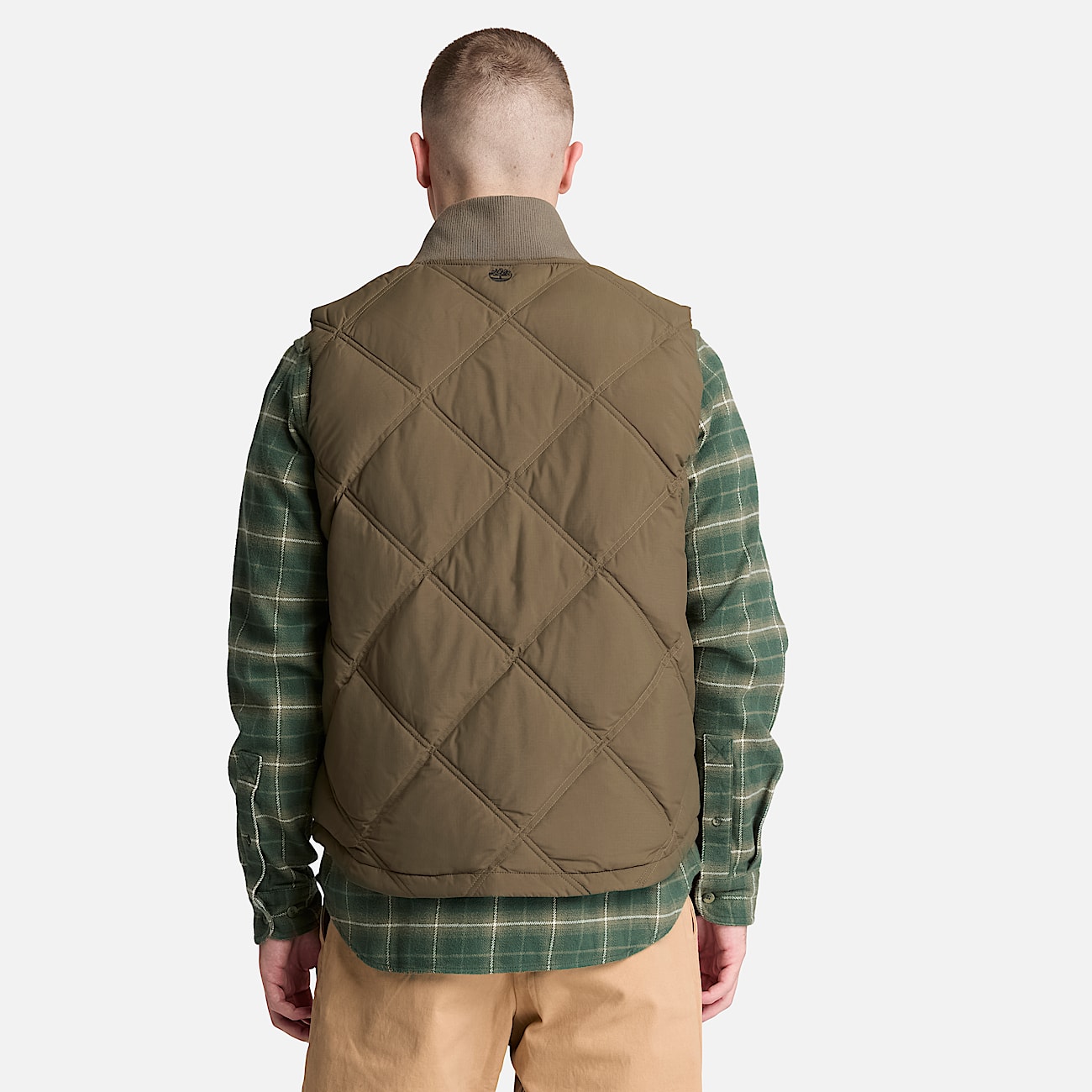 Sierra Cliff 600Fill Down Puffer Vest for Men in Dark Green TBL Green ALT8