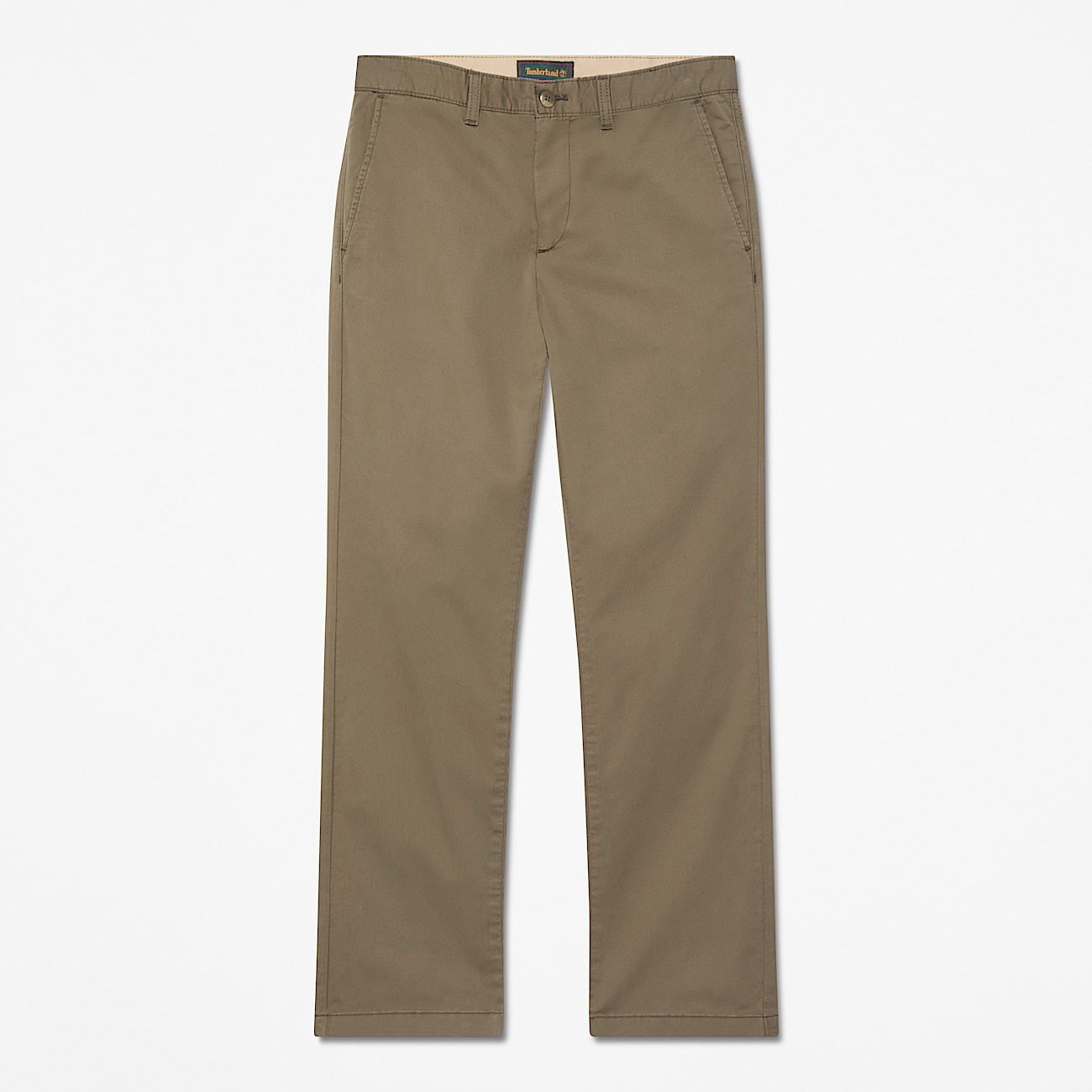 Pantaloni Chino a Gamba Dritta in Twill Claremont da Uomo in verde scuro TBL verde HERO