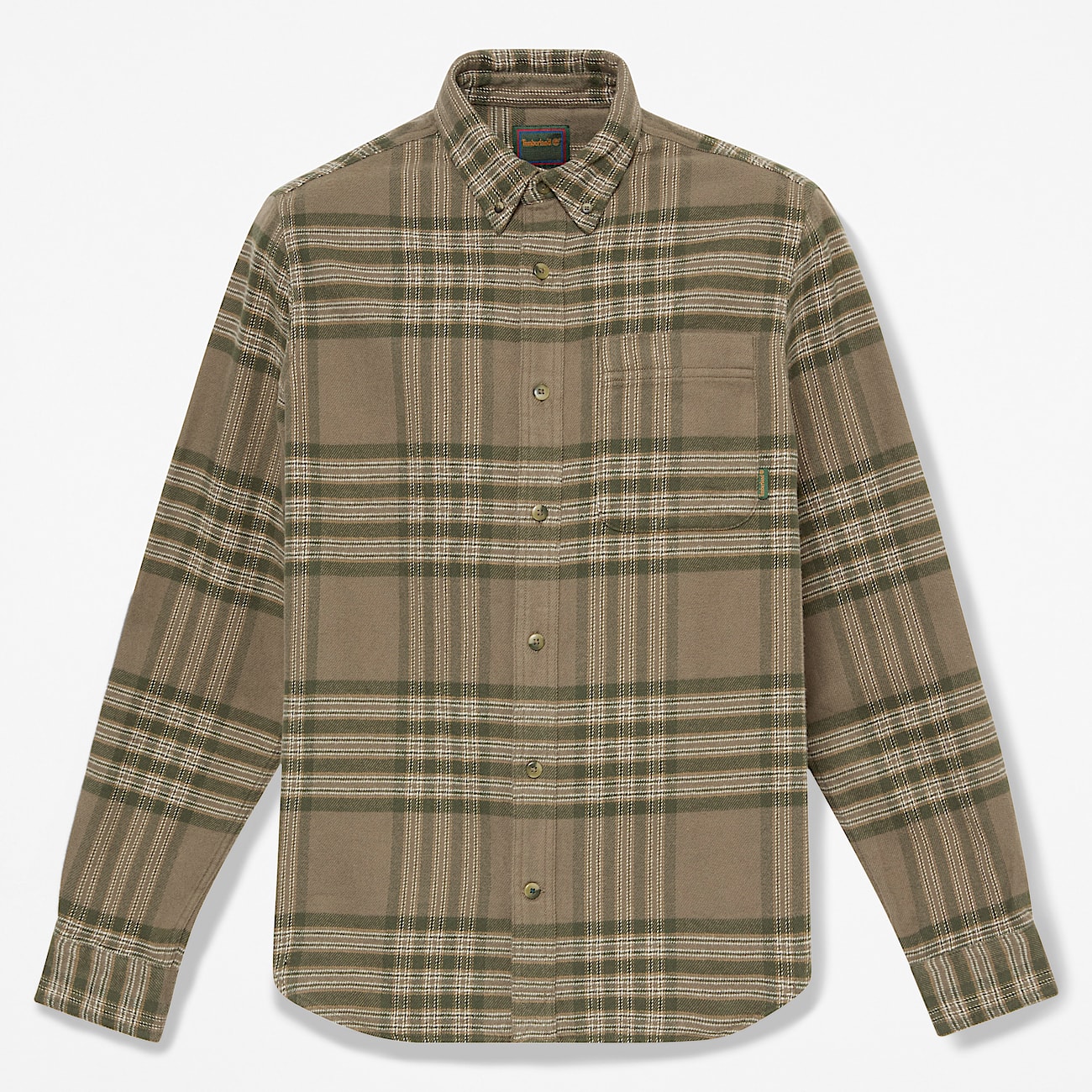 Chemise classique  carreaux indigo pour homme en vert fonc TBL Verte HERO