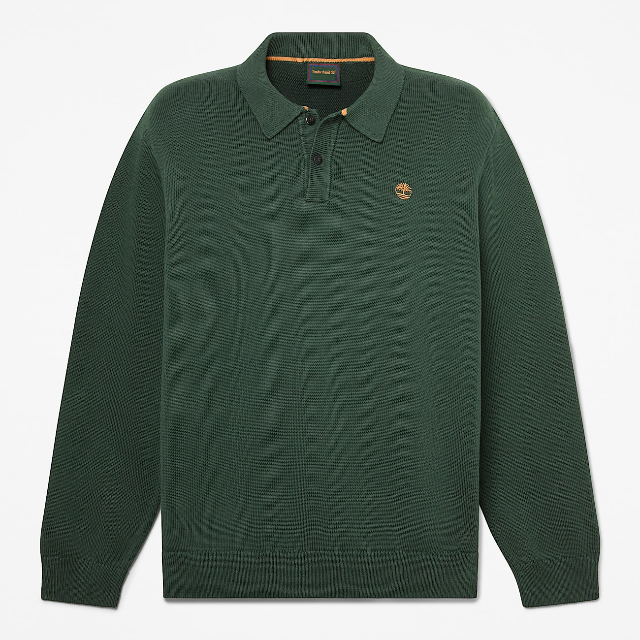 Williams River Cotton Polo Jumper for Men in Dark Green TBL Green HERO