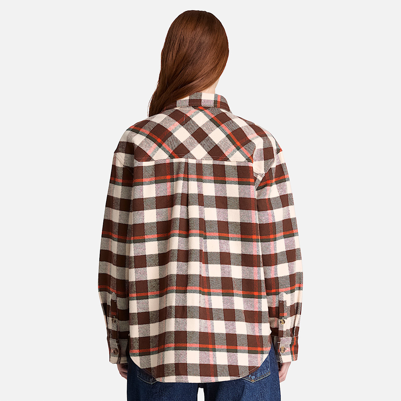 Surchemise  carreaux pour femme en beige TBL beige ALT8