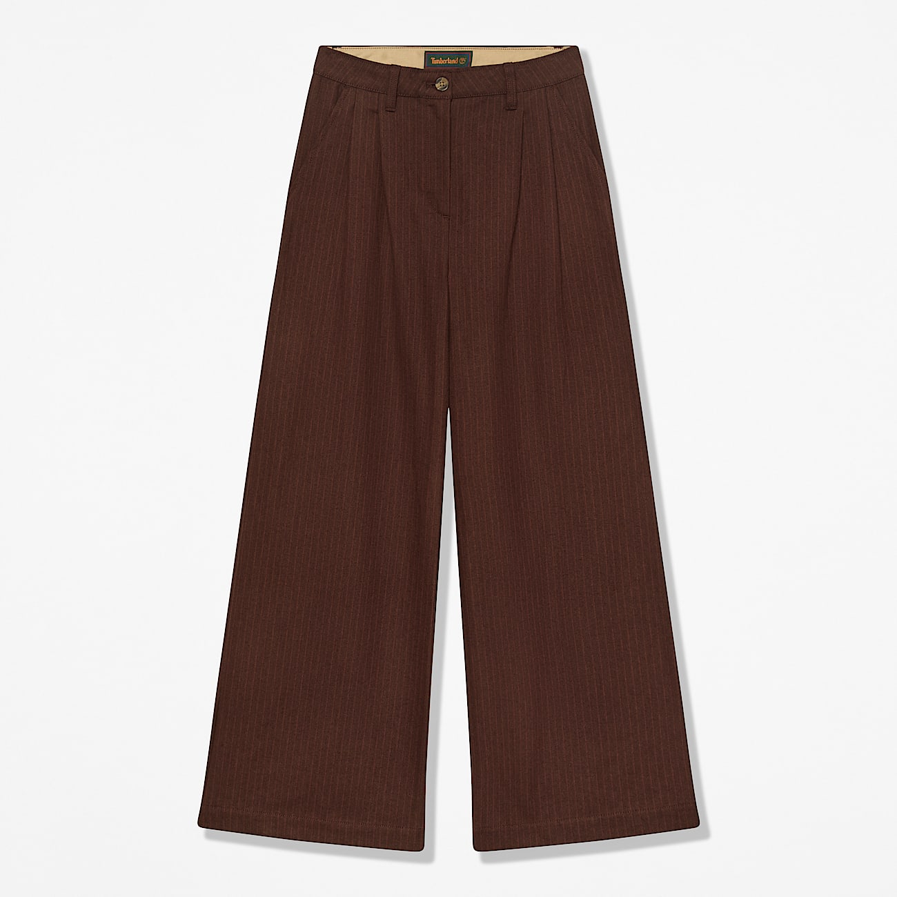 Hose mit Fischgrtmuster fr Damen in Dunkelbraun TBL Braun HERO