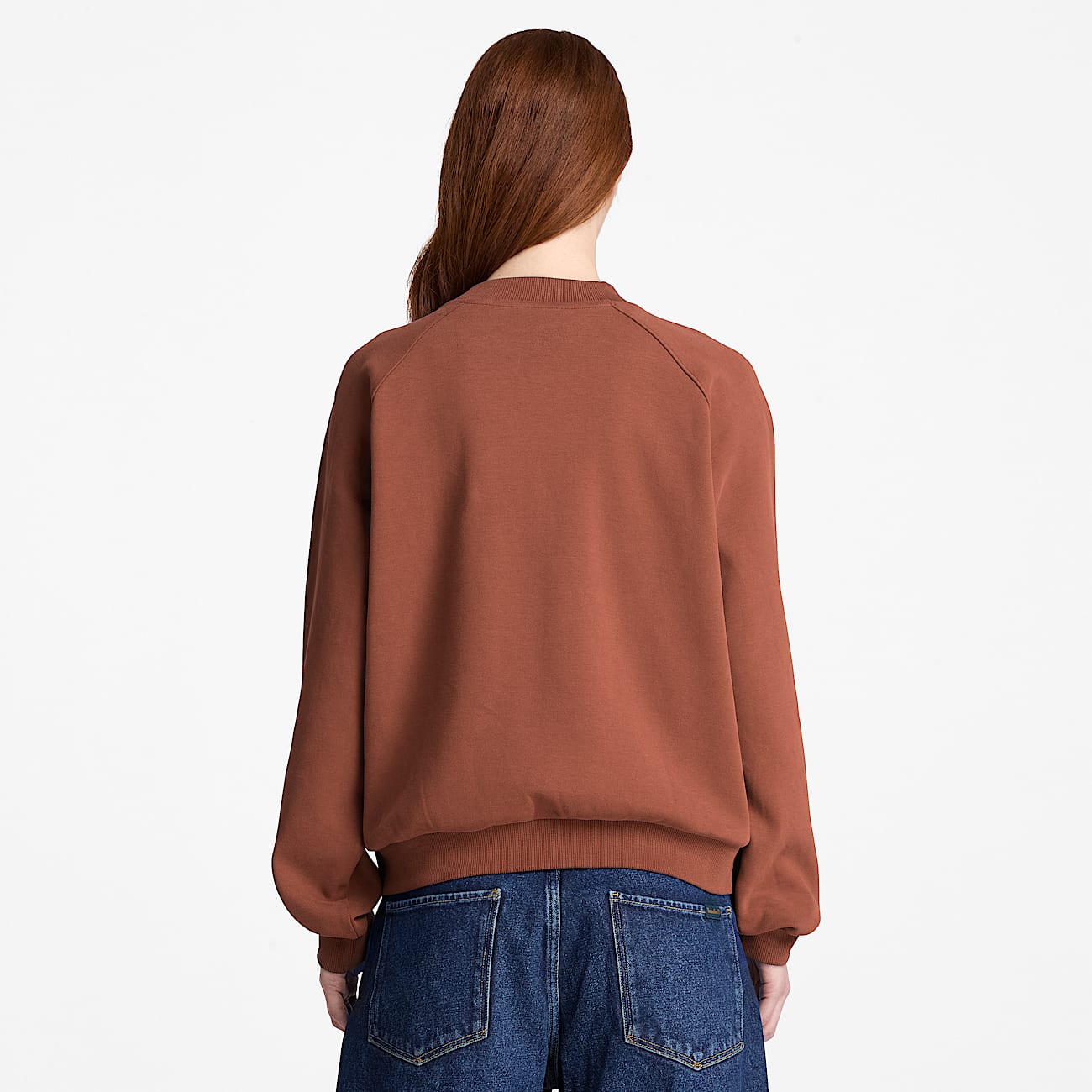 Crafted Crew Sweatshirt for Women in Brown TBL Brown ALT8