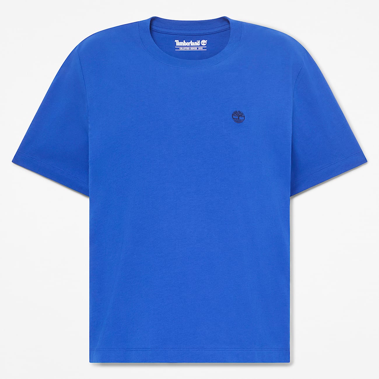 Tshirt Girocollo a Maniche Corte Crafted da Donna in blu TBL blu HERO