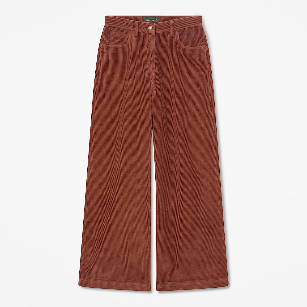 Pantalon large en velours ctel pour femme en marron TBL marron HERO