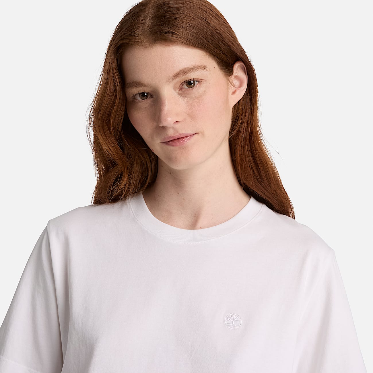 Crafted Crew ShortSleeve TShirt for Women in White TBL White ALT3