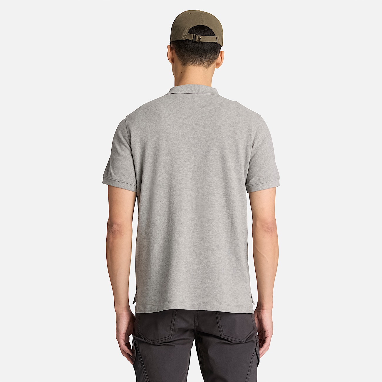 Millers River ShortSleeve Polo for Men in Grey TBL Grey ALT8