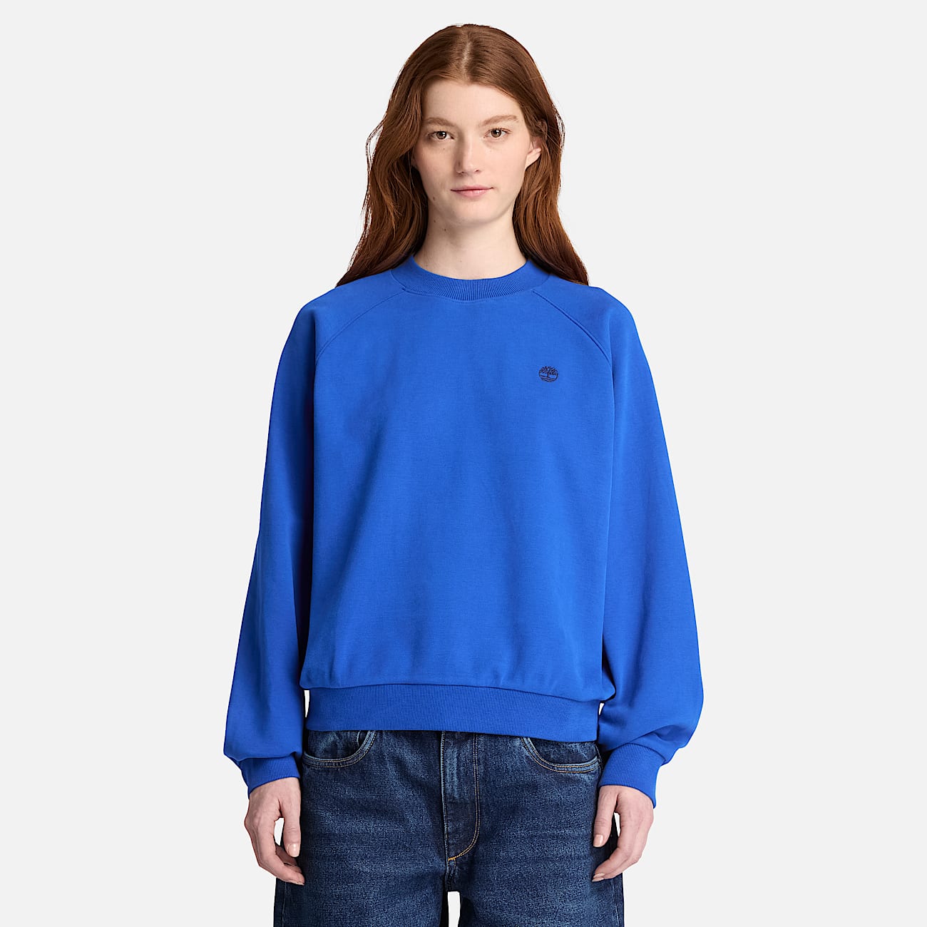 Crafted Crew Sweatshirt for Women in Blue TBL Blue ALT1