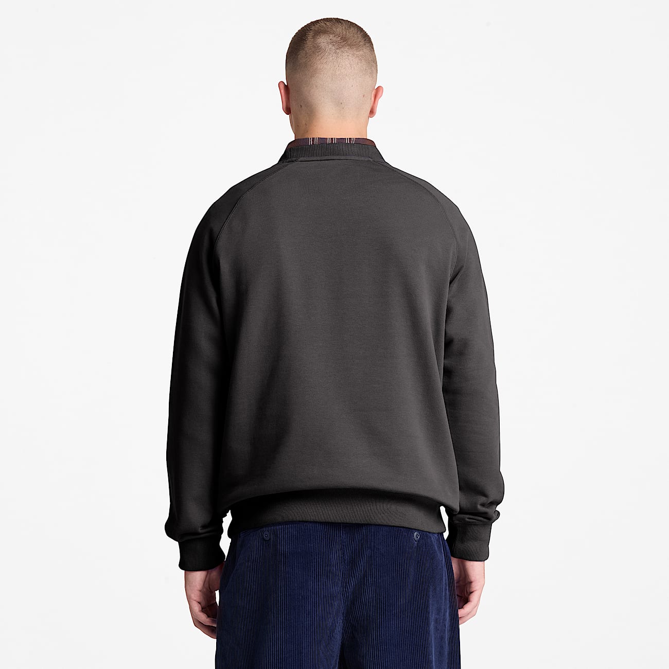 Exeter River Crew Sweatshirt for Men in Black TBL Black ALT8