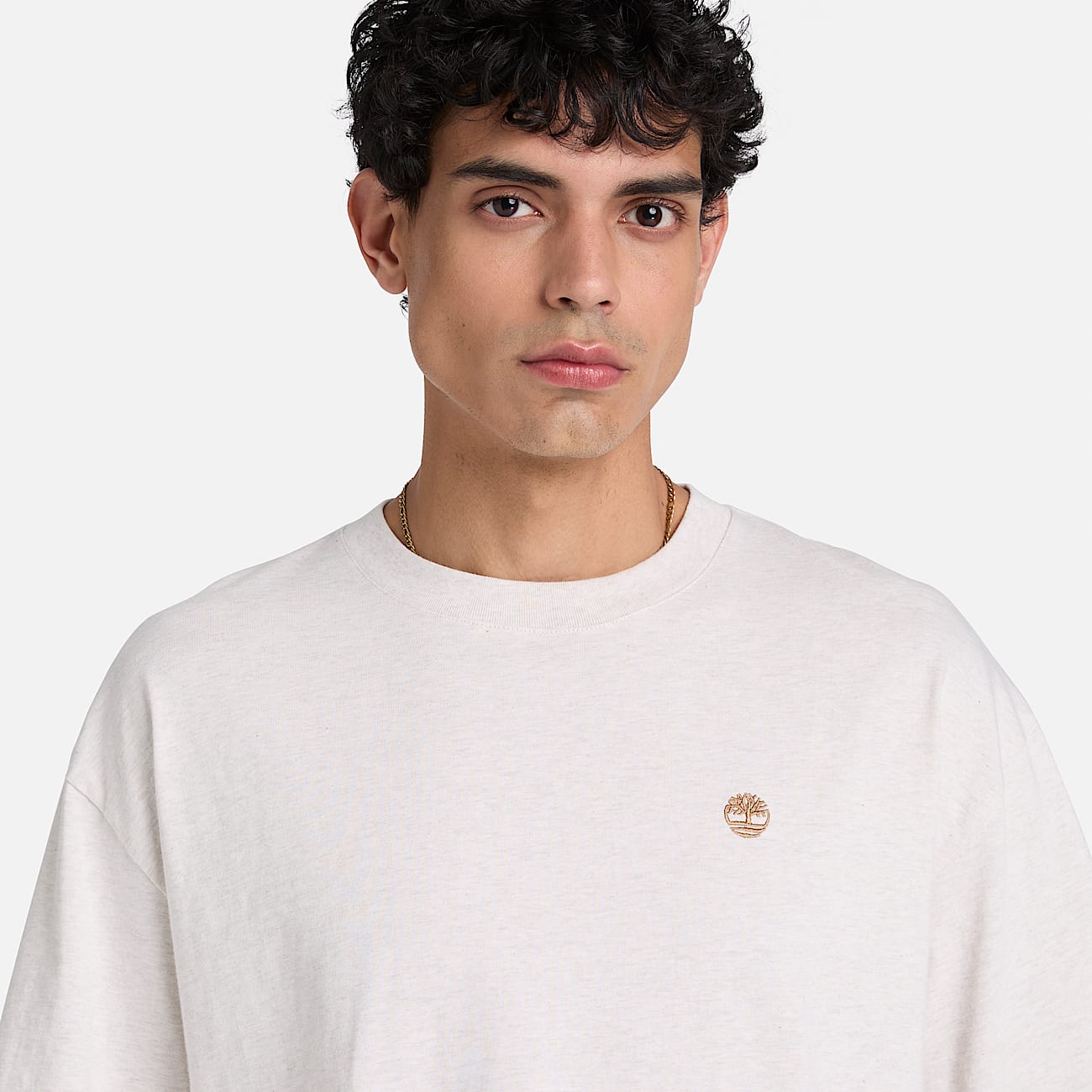 Dunstan River Relaxed ShortSleeve TShirt for Men in Beige TBL Beige ALT3