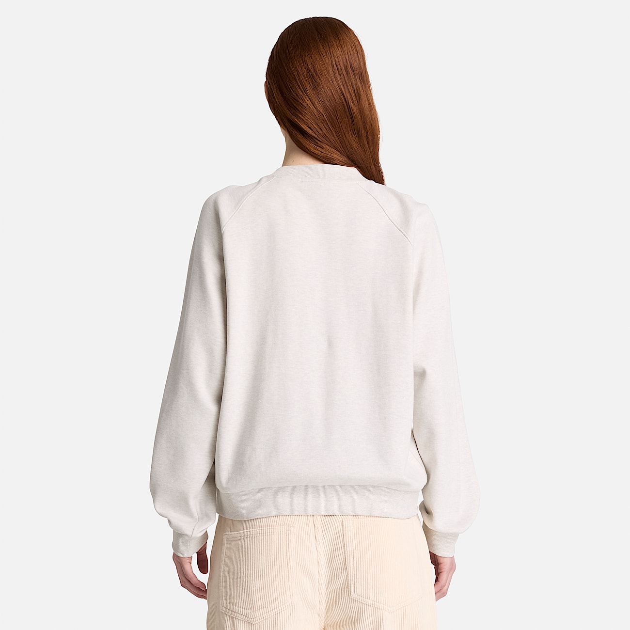 Crafted Crew Sweatshirt for Women in Light Beige TBL Beige ALT8