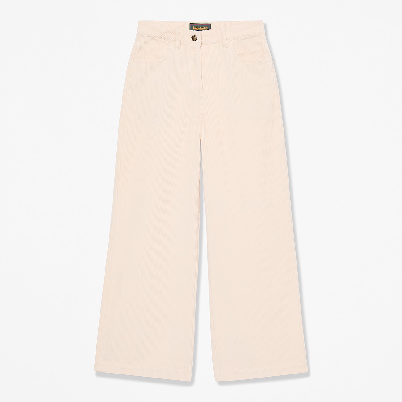 Pantalon large en velours ctel pour femme en beige TBL beige HERO